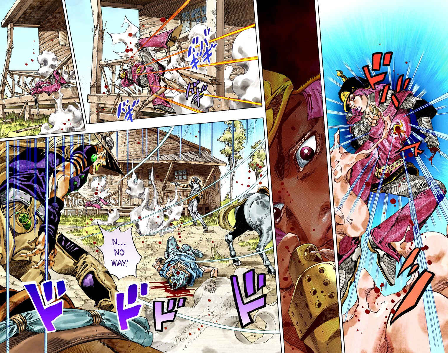 Page 46 Chapter 34 JoJos Bizarre Adventure, Part 7: Steel Ball Run (Official Colored)