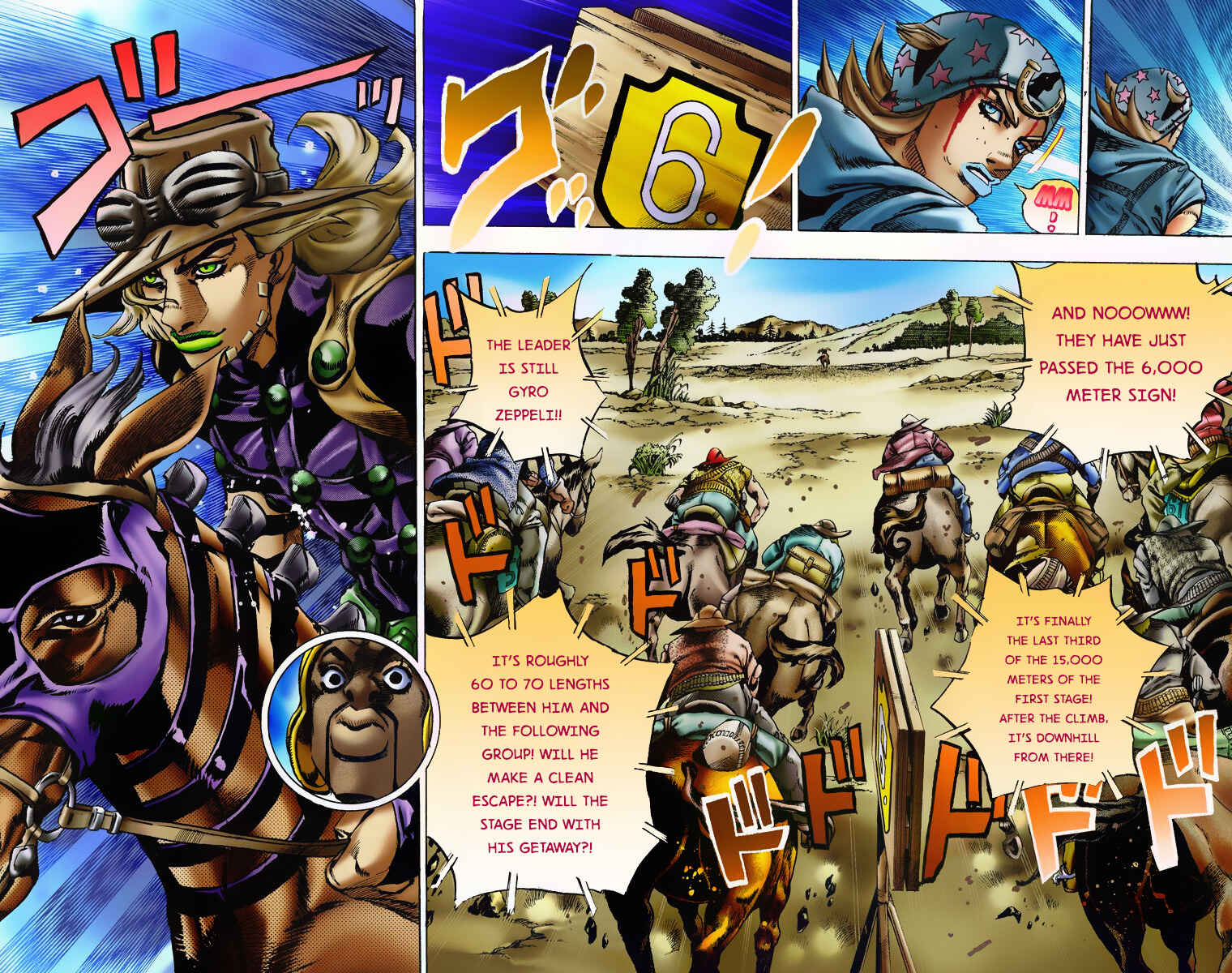 Page 15 Chapter 7 JoJos Bizarre Adventure, Part 7: Steel Ball Run (Official Colored)