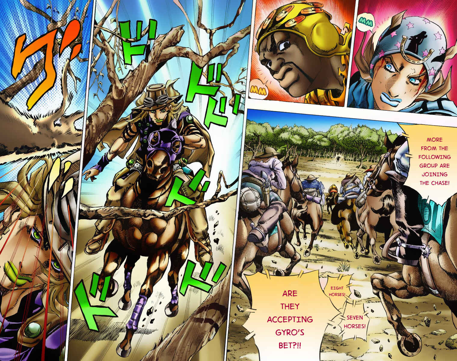 Page 22 Chapter 7 JoJos Bizarre Adventure, Part 7: Steel Ball Run (Official Colored)