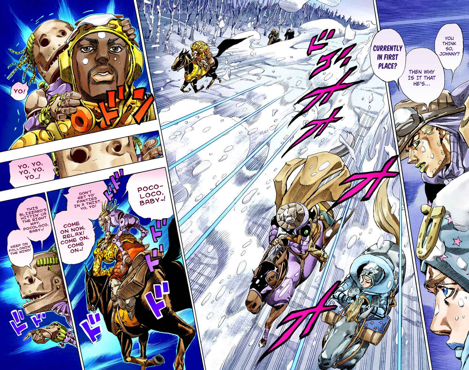 Page 12 Chapter 55 JoJos Bizarre Adventure, Part 7: Steel Ball Run (Official Colored)