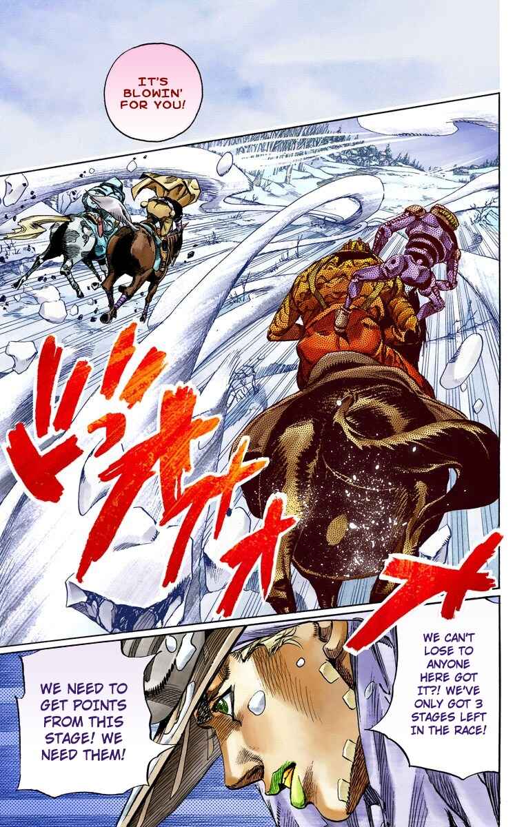 Page 14 Chapter 55 JoJos Bizarre Adventure, Part 7: Steel Ball Run (Official Colored)