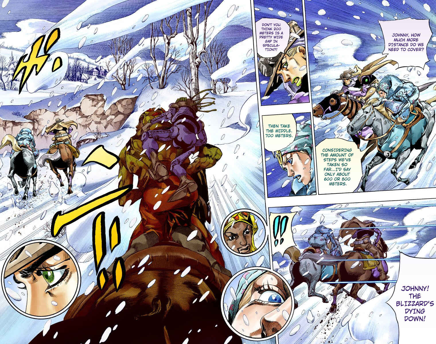 Page 15 Chapter 55 JoJos Bizarre Adventure, Part 7: Steel Ball Run (Official Colored)