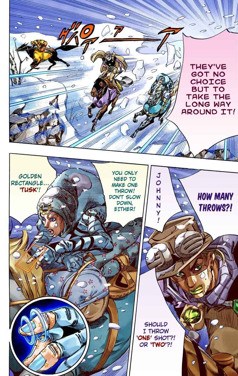 Page 17 Chapter 55 JoJos Bizarre Adventure, Part 7: Steel Ball Run (Official Colored)