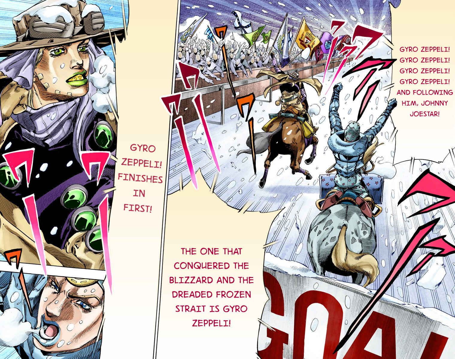 Page 25 Chapter 55 JoJos Bizarre Adventure, Part 7: Steel Ball Run (Official Colored)