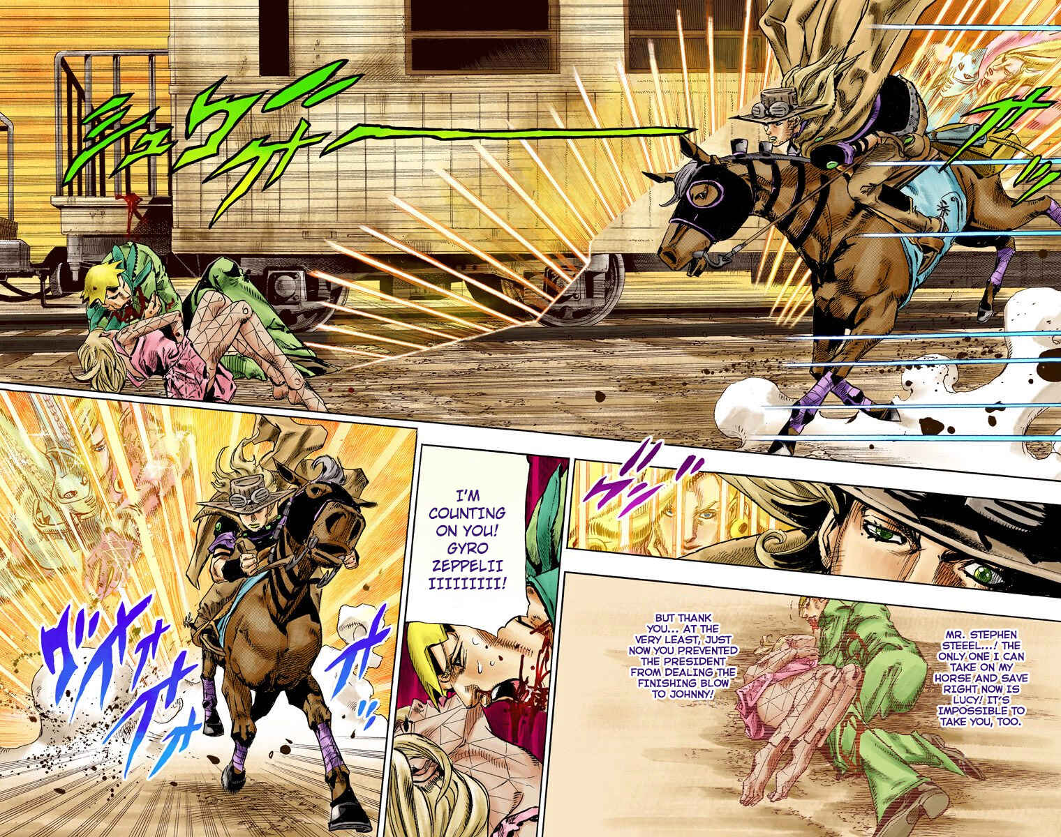 Page 23 Chapter 81 JoJos Bizarre Adventure, Part 7: Steel Ball Run (Official Colored)