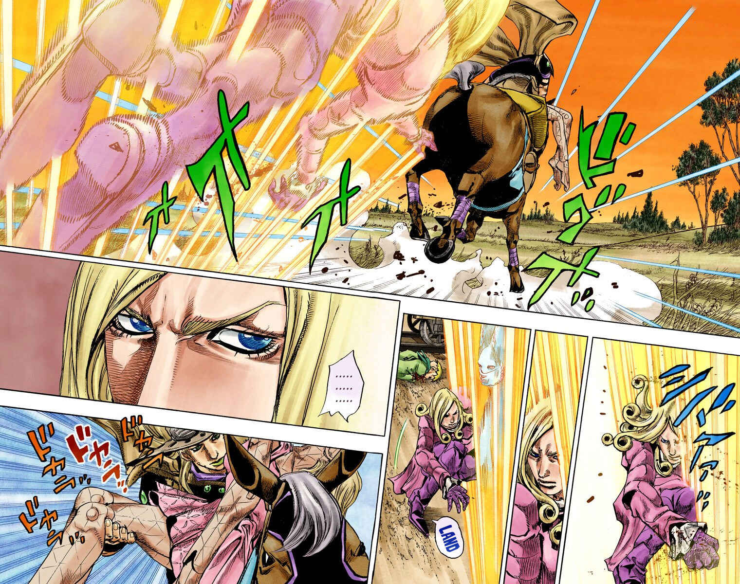 Page 25 Chapter 81 JoJos Bizarre Adventure, Part 7: Steel Ball Run (Official Colored)