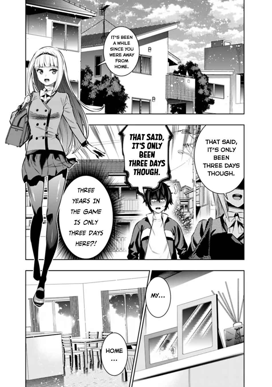 Page 4 Chapter 2 Logout Shita no wa VRMMO Janaku Honmono no Isekai deshita ~Genjitsu ni Modotte no Status ga Kowareteiru Ken~