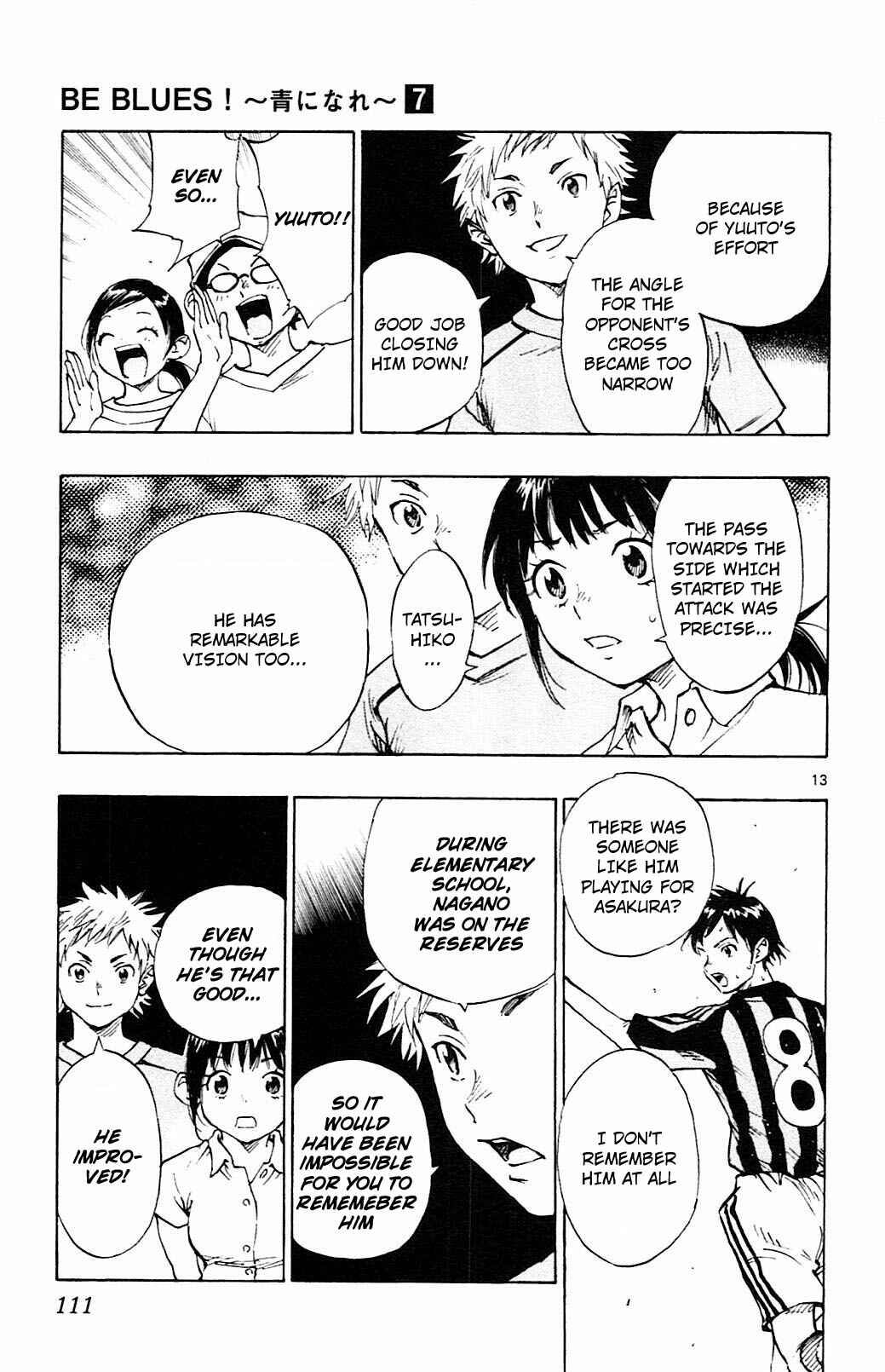 Page 13 Chapter 63 BE BLUES ~Ao ni Nare~