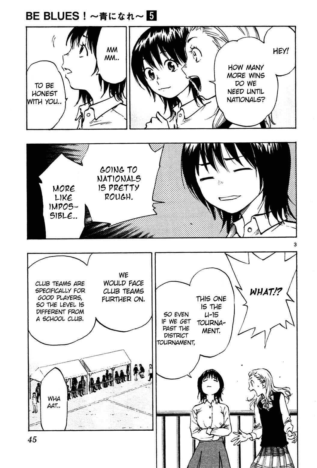 Page 3 Chapter 40 BE BLUES ~Ao ni Nare~
