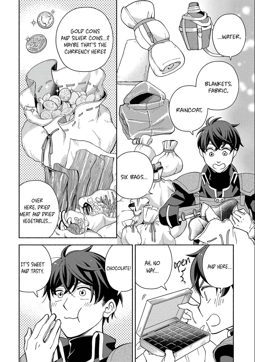 Page 13 Chapter 1 Mofumofu to Mukumuku to Isekai Hyouryuu Seikatsu ~Oishiu Gohan, Kami-sama, Kazoku-tsuki~