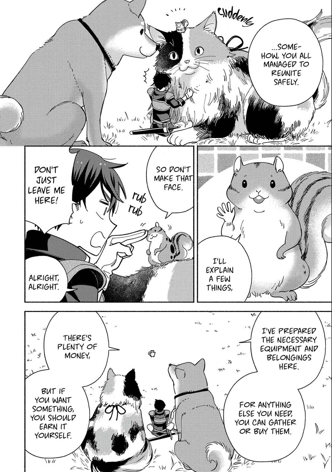 Page 25 Chapter 1 Mofumofu to Mukumuku to Isekai Hyouryuu Seikatsu ~Oishiu Gohan, Kami-sama, Kazoku-tsuki~