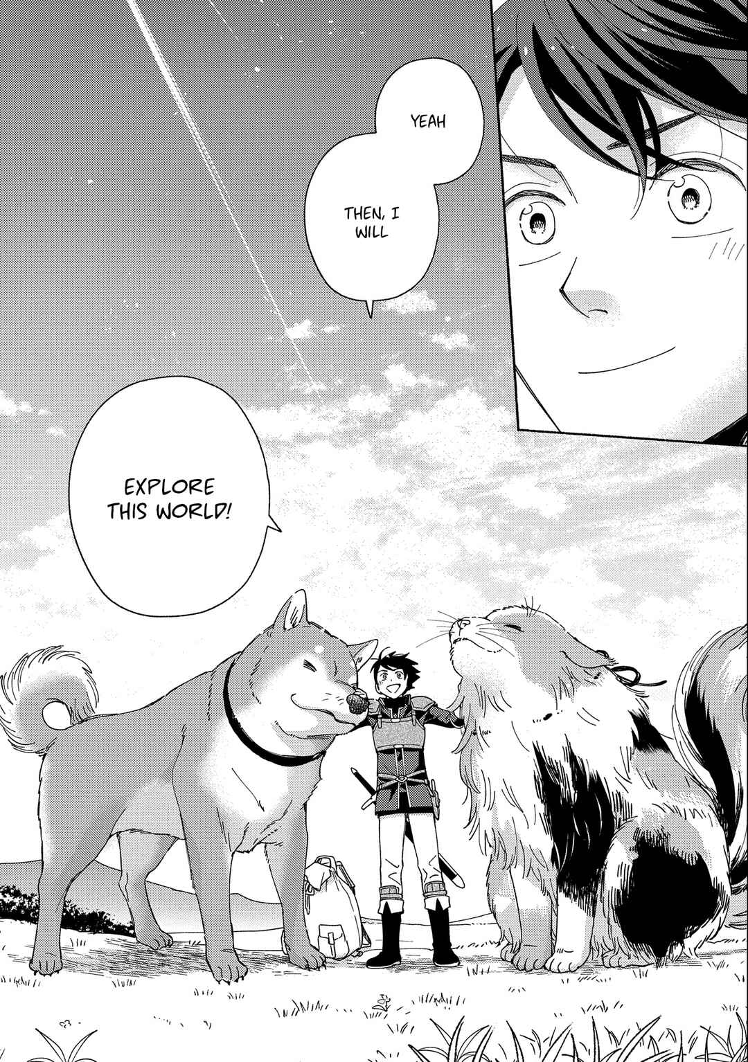Page 29 Chapter 1 Mofumofu to Mukumuku to Isekai Hyouryuu Seikatsu ~Oishiu Gohan, Kami-sama, Kazoku-tsuki~