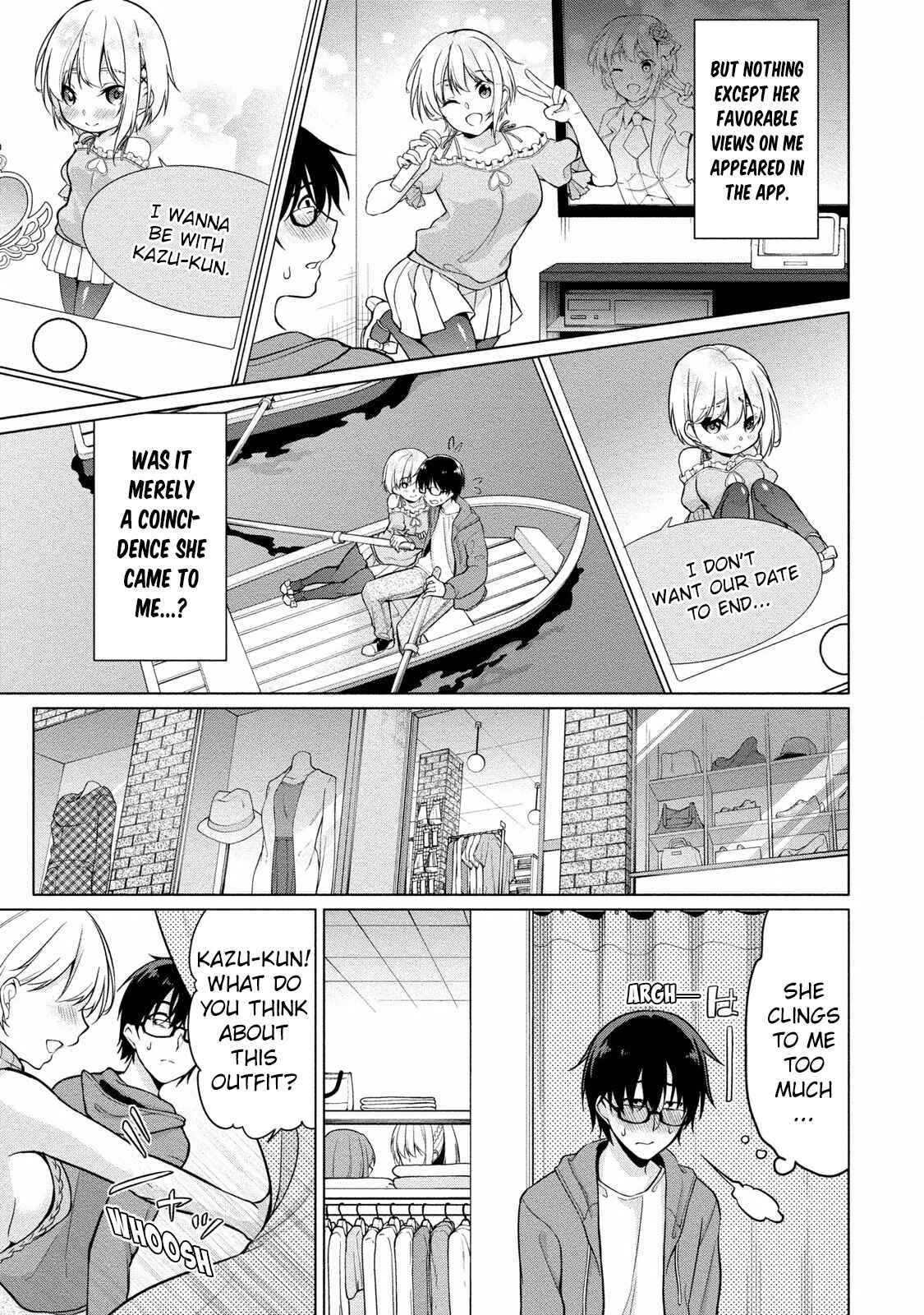 Page 12 Chapter 3 Satou-kun wa Nozoteiru.: Kami-sama App de Onna no Ko no Kokoro o Nozoitara do XX datta
