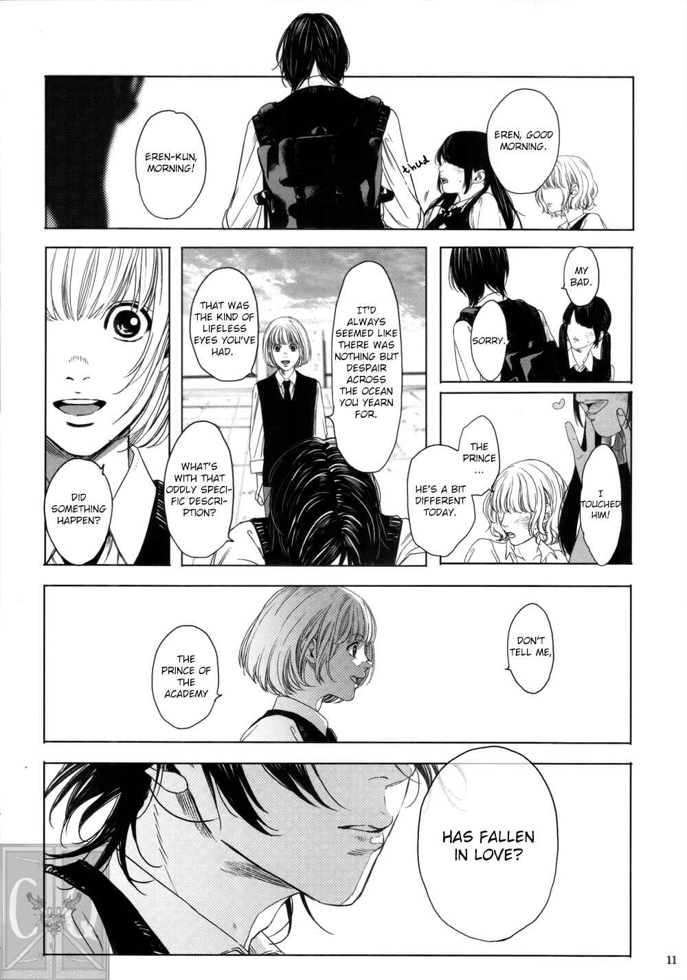 Page 12 Chapter Unknown_86a9 Shingeki no Kyojin - The Lost Prince (Doujinshi)