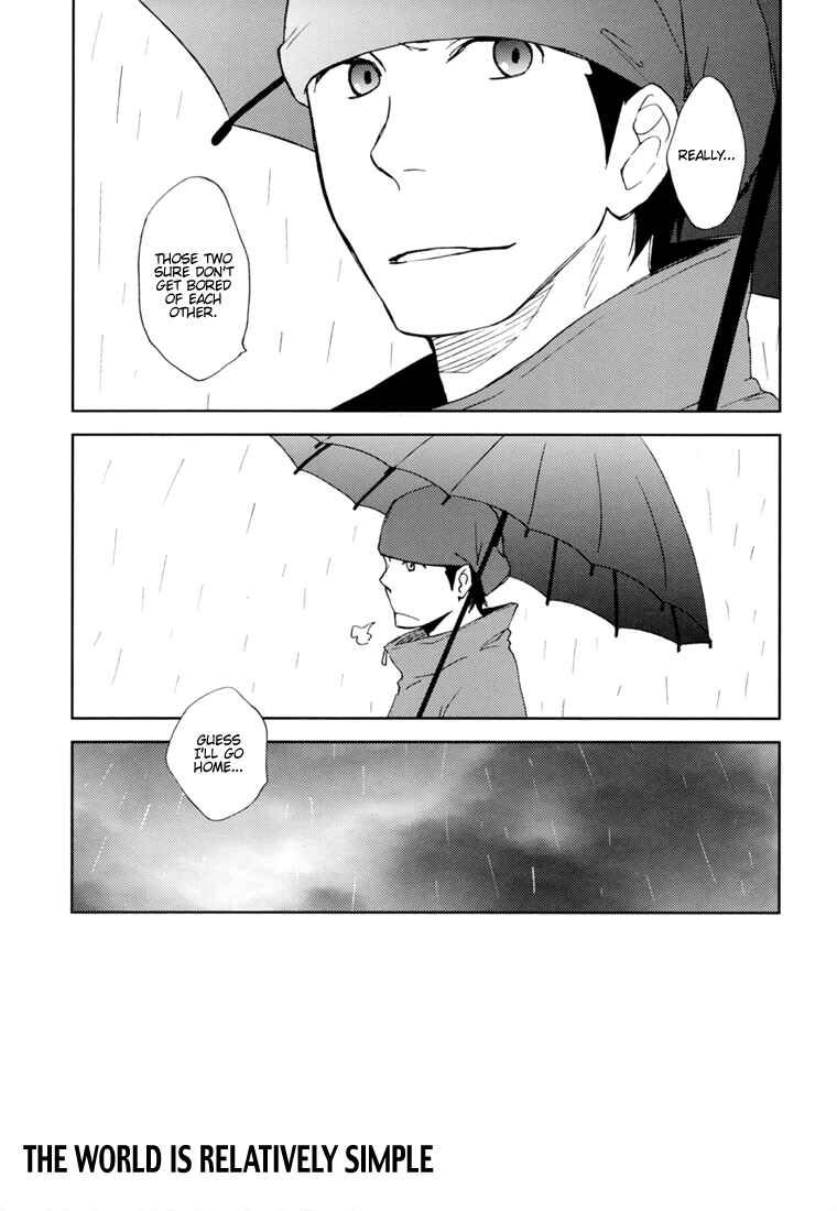 Page 19 Chapter Unknown_1500 Durarara!! - The World Is Relatively Simple (Doujinshi)