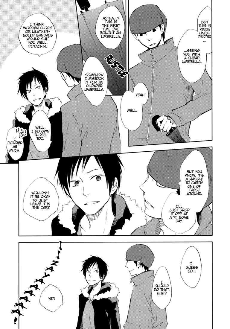 Page 7 Chapter Unknown_1500 Durarara!! - The World Is Relatively Simple (Doujinshi)