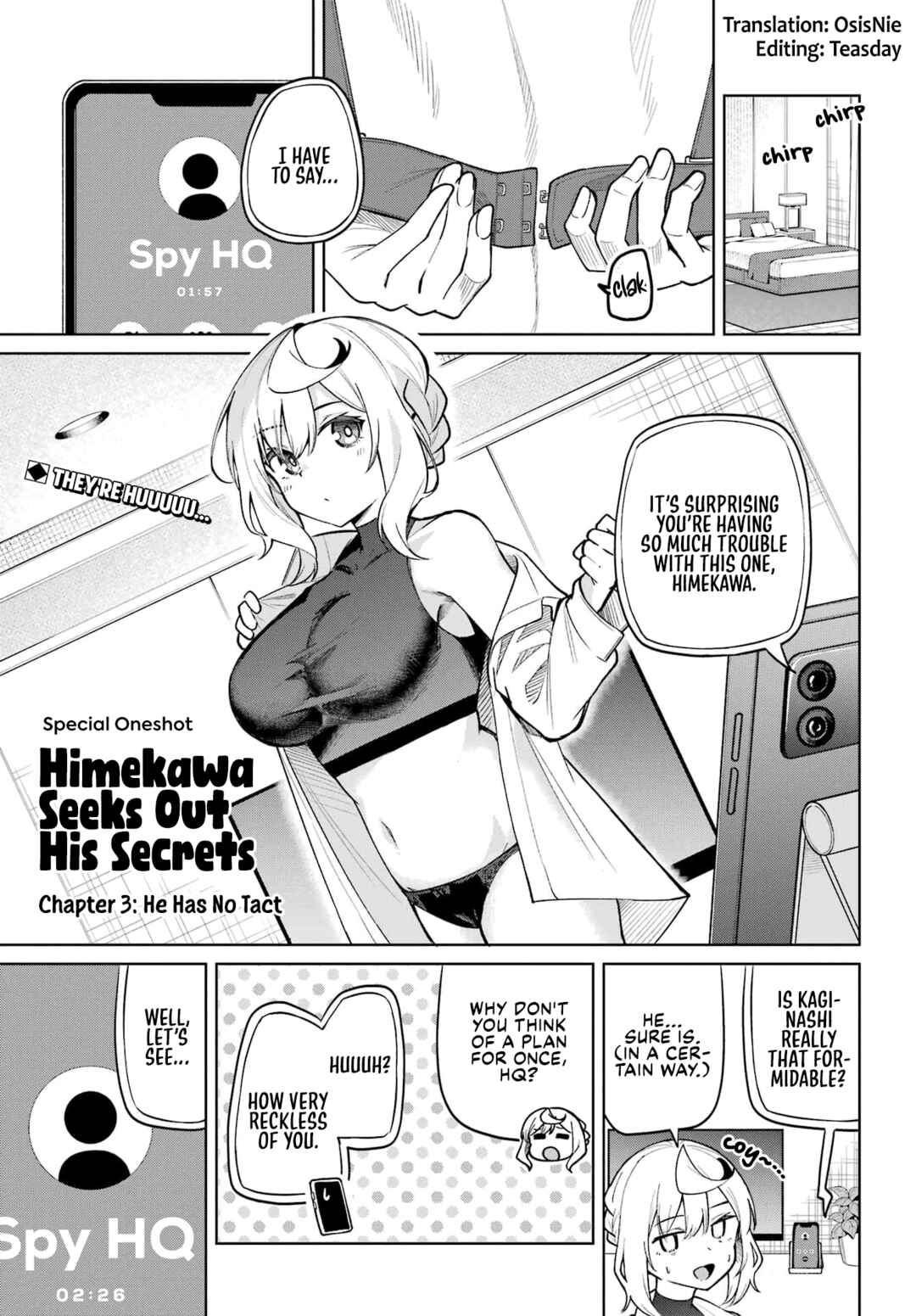 Page 1 Chapter 3 Himekawa-san Seeks Out His Secrets