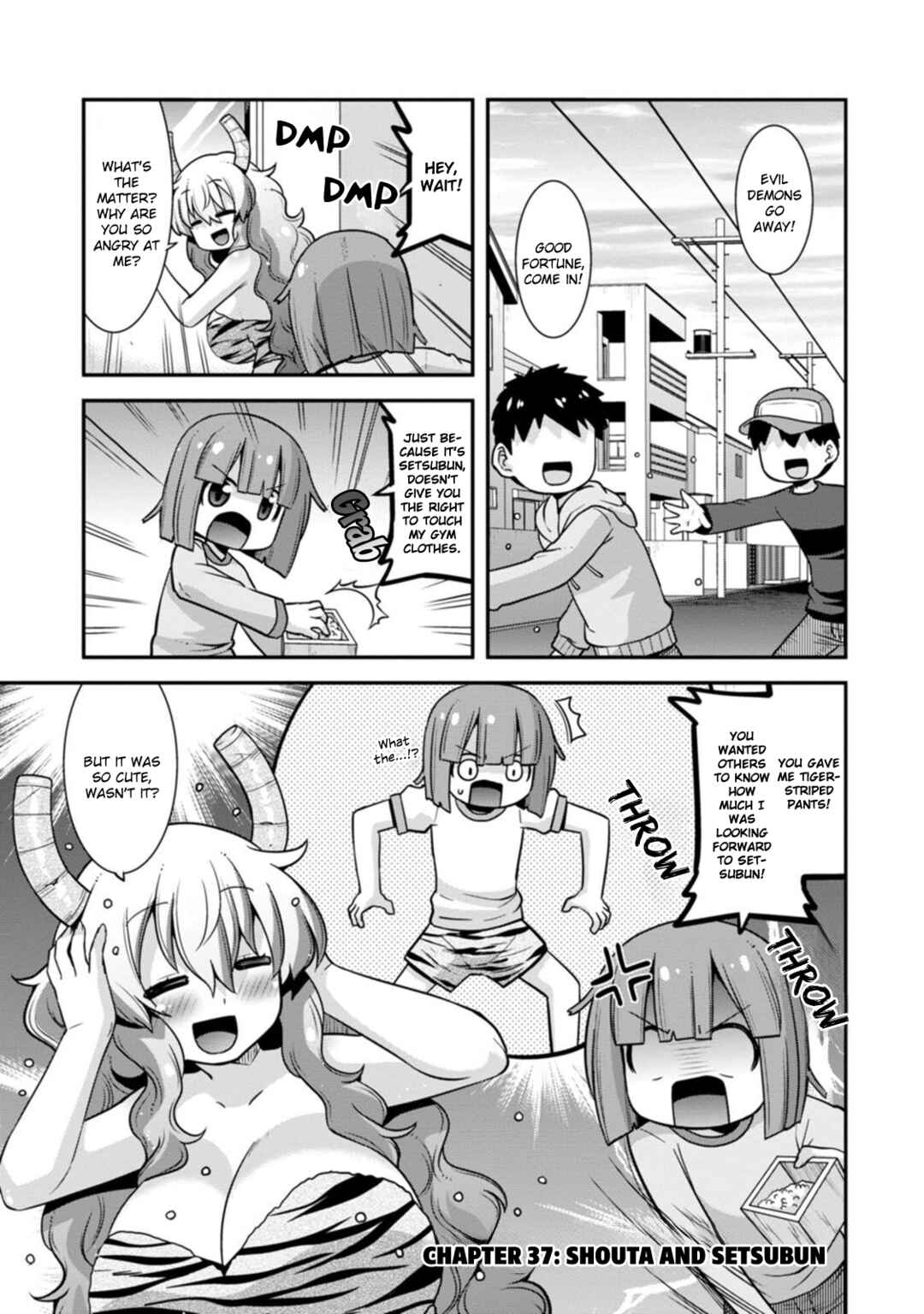 Page 1 Chapter 37 Kobayashi-san Chi no Maid Dragon: Lucoa wa Boku no ×× Desu