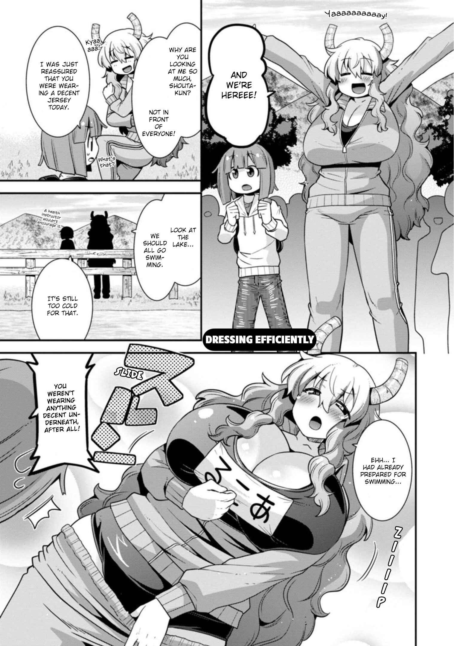 Page 3 Chapter 28 Kobayashi-san Chi no Maid Dragon: Lucoa wa Boku no ×× Desu