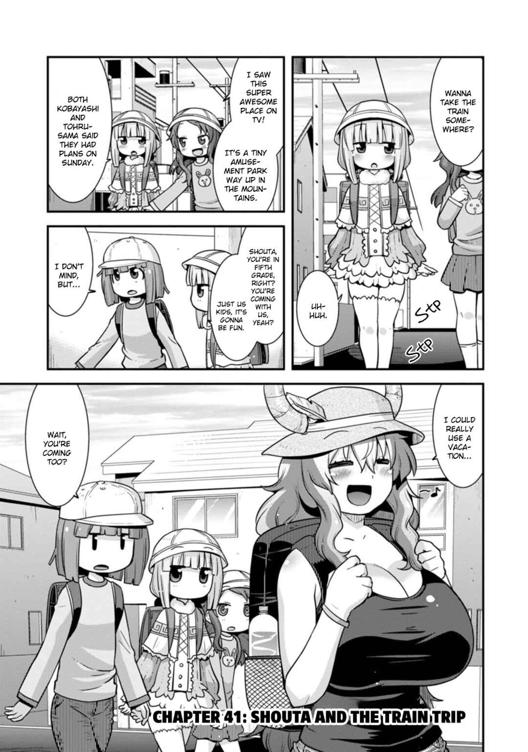 Page 1 Chapter 41 Kobayashi-san Chi no Maid Dragon: Lucoa wa Boku no ×× Desu