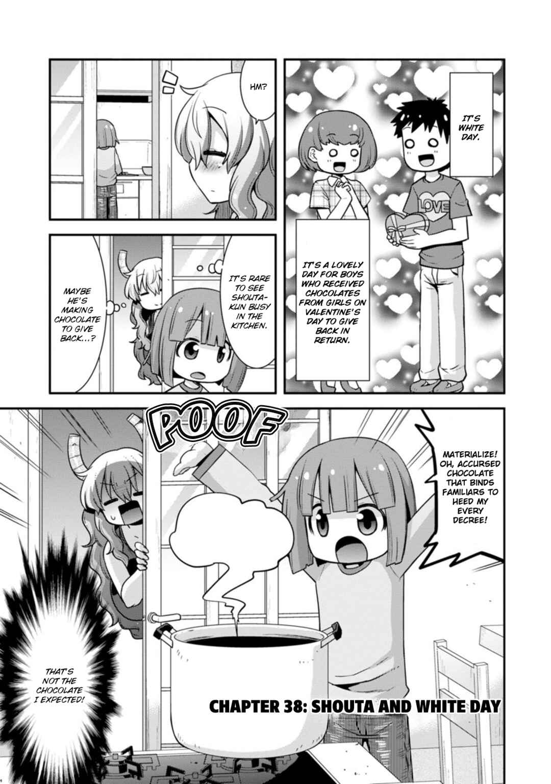 Page 1 Chapter 38 Kobayashi-san Chi no Maid Dragon: Lucoa wa Boku no ×× Desu
