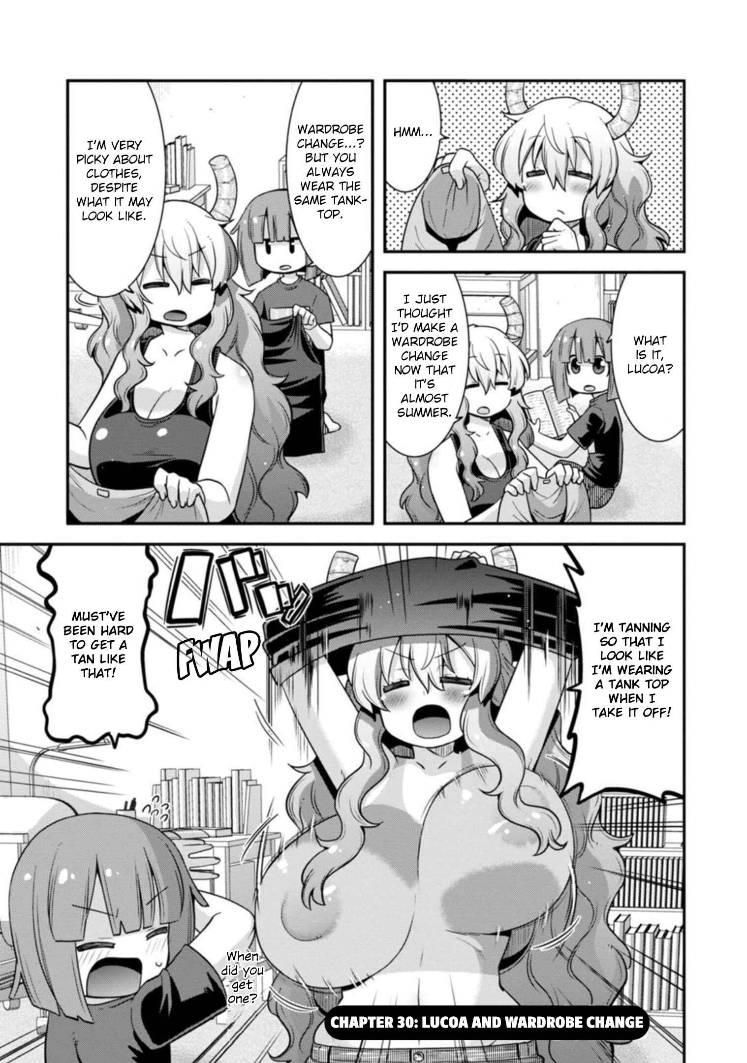 Page 1 Chapter 30 Kobayashi-san Chi no Maid Dragon: Lucoa wa Boku no ×× Desu