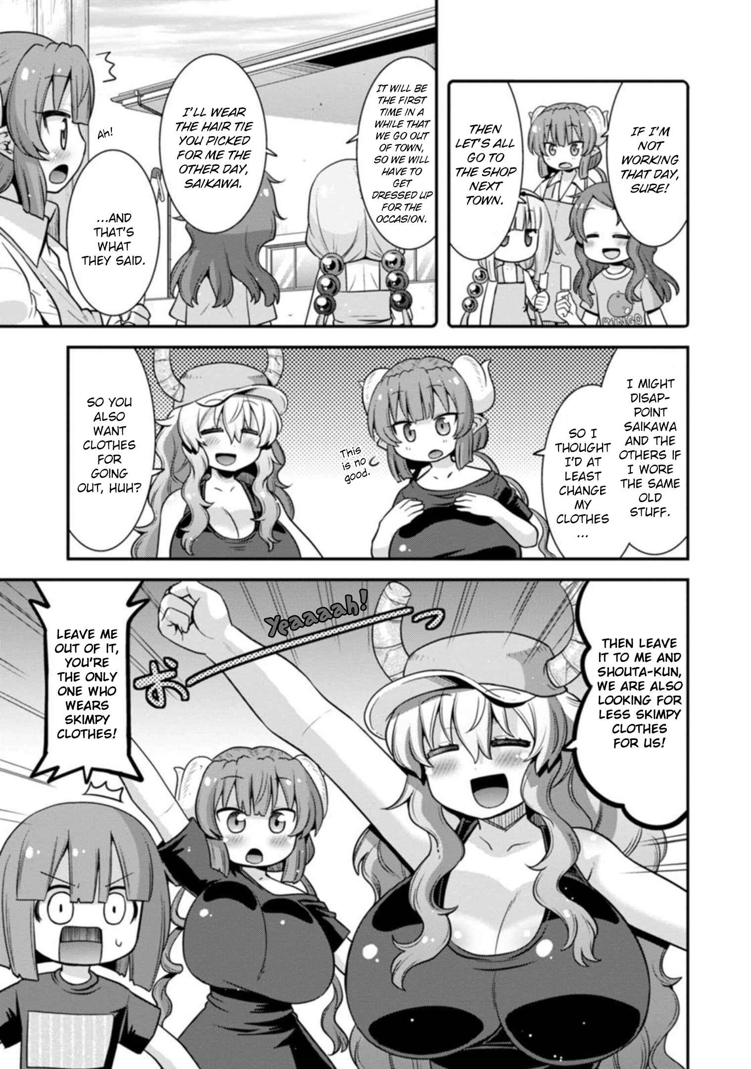 Page 7 Chapter 30 Kobayashi-san Chi no Maid Dragon: Lucoa wa Boku no ×× Desu