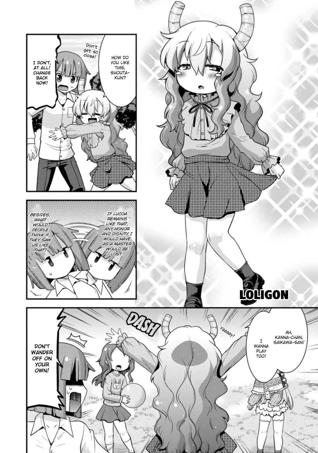 Page 12 Chapter 34 Kobayashi-san Chi no Maid Dragon: Lucoa wa Boku no ×× Desu