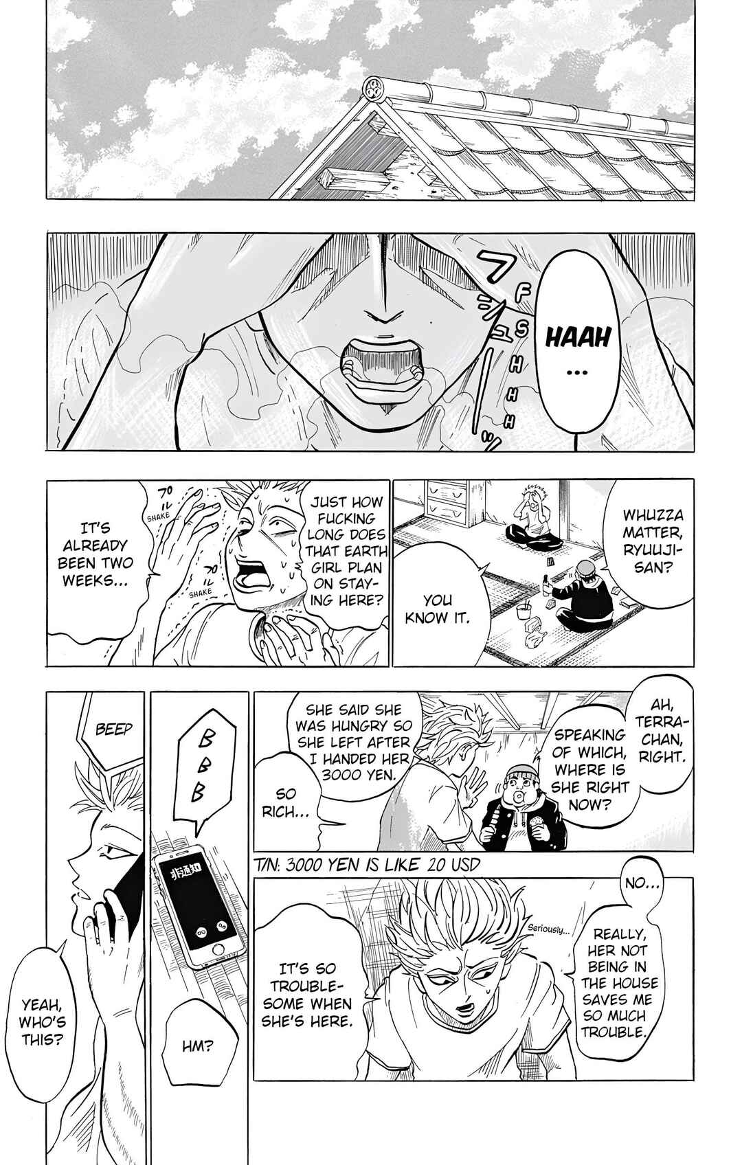 Page 17 Chapter 1 Chikyuu Ningen Terra-chan