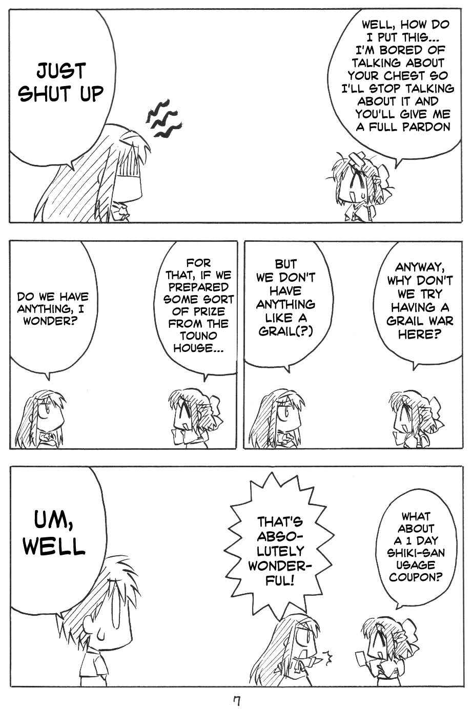 Page 7 Chapter 1 Tsukihime - Kohakuriko (Doujinshi)