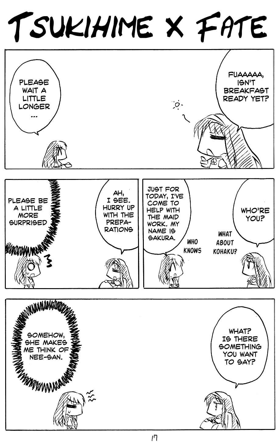 Page 1 Chapter 3 Tsukihime - Kohakuriko (Doujinshi)