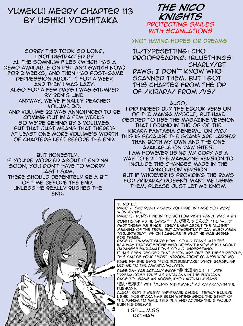 Page 33 Chapter 113 Yumekui Merry