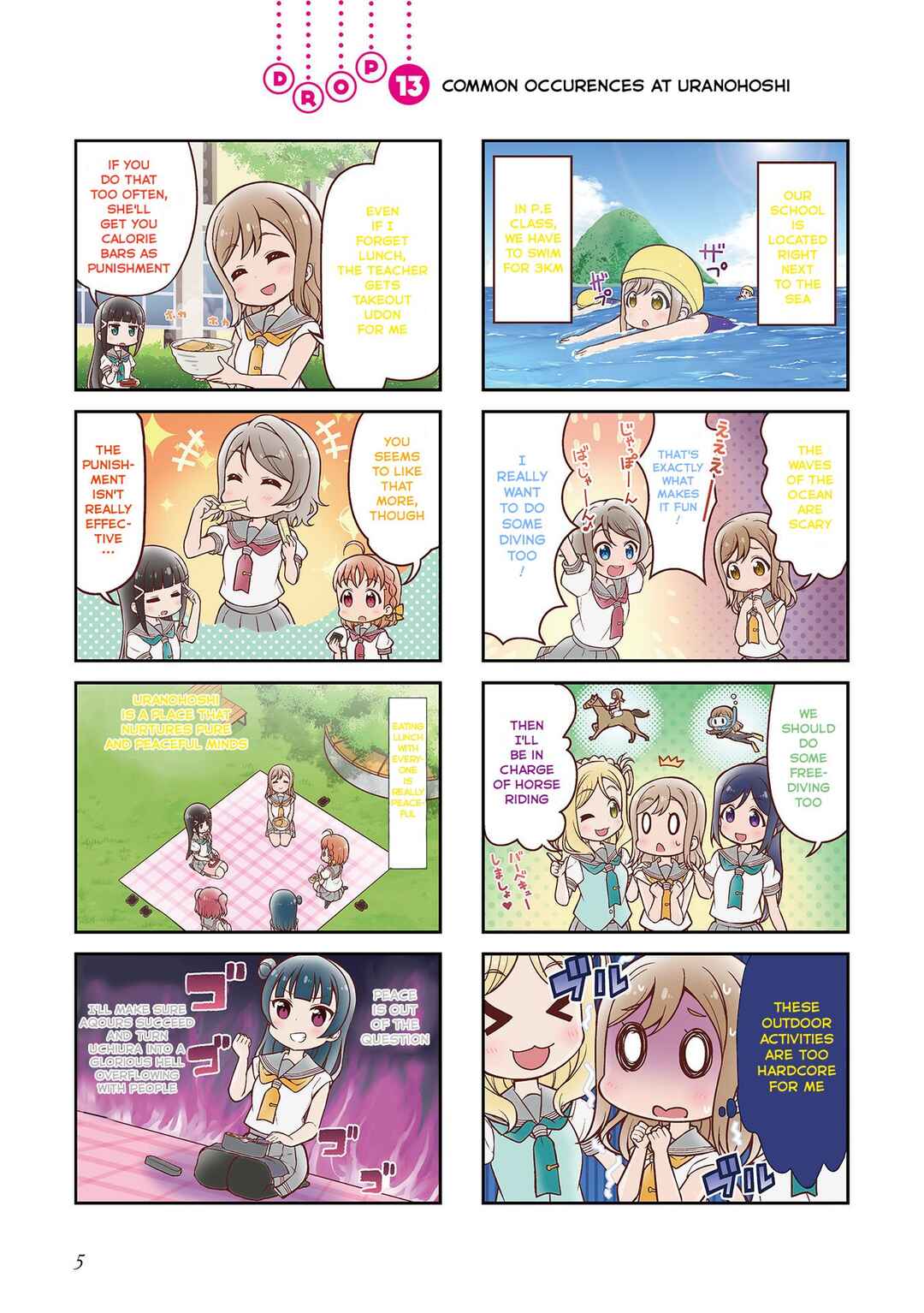 Page 7 Chapter 0.2 Love Live! Sunshine!! Marus 4-Koma