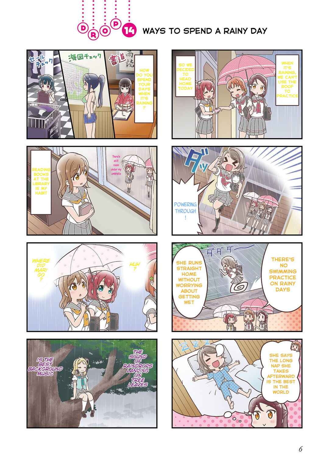 Page 8 Chapter 0.2 Love Live! Sunshine!! Marus 4-Koma