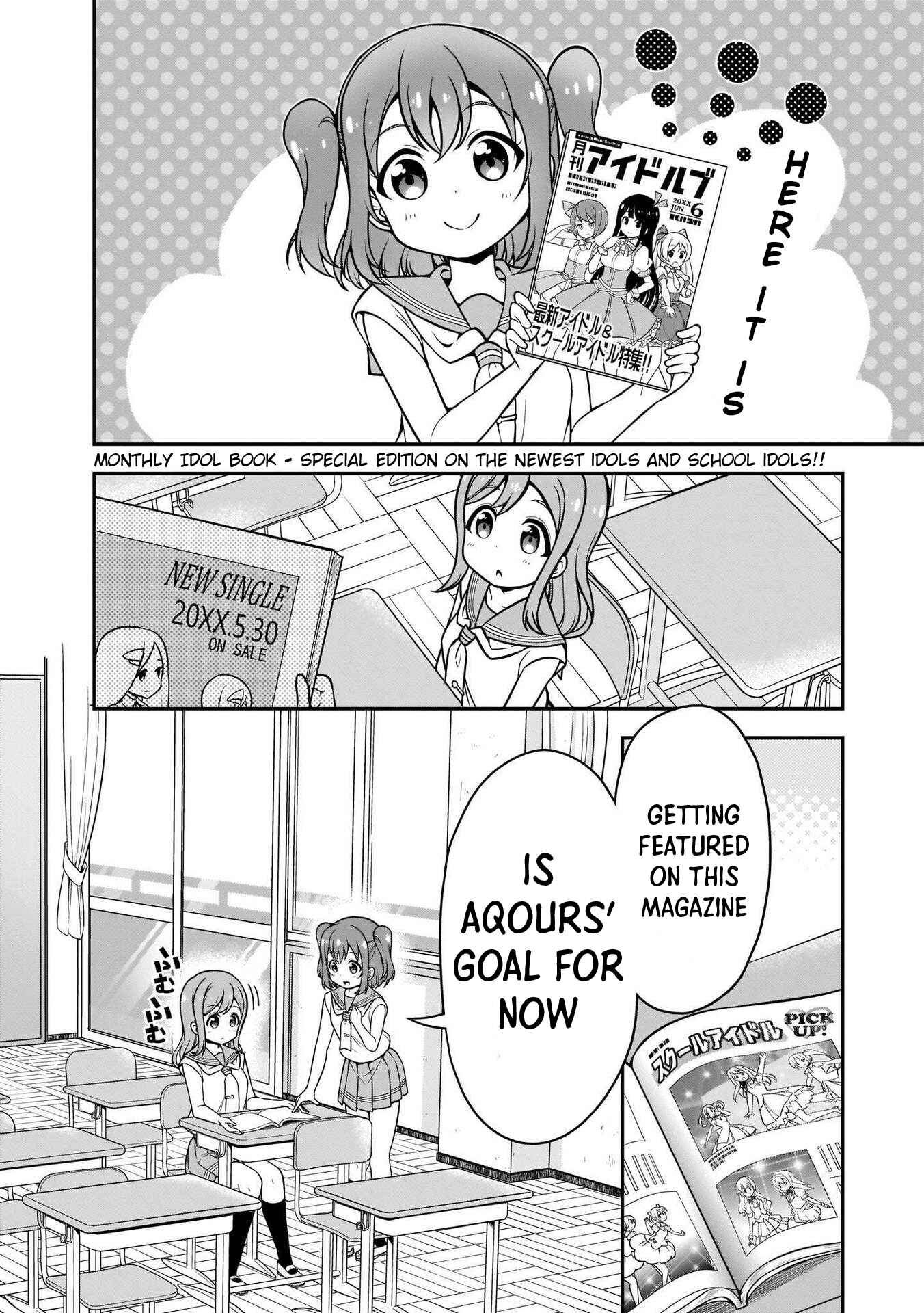Page 4 Chapter 2 Love Live! Sunshine!! Marus 4-Koma
