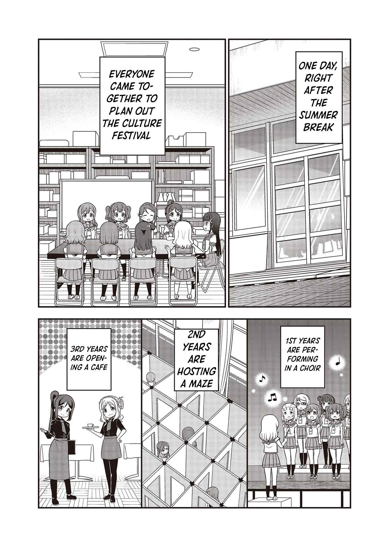 Page 4 Chapter 15 Love Live! Sunshine!! Marus 4-Koma