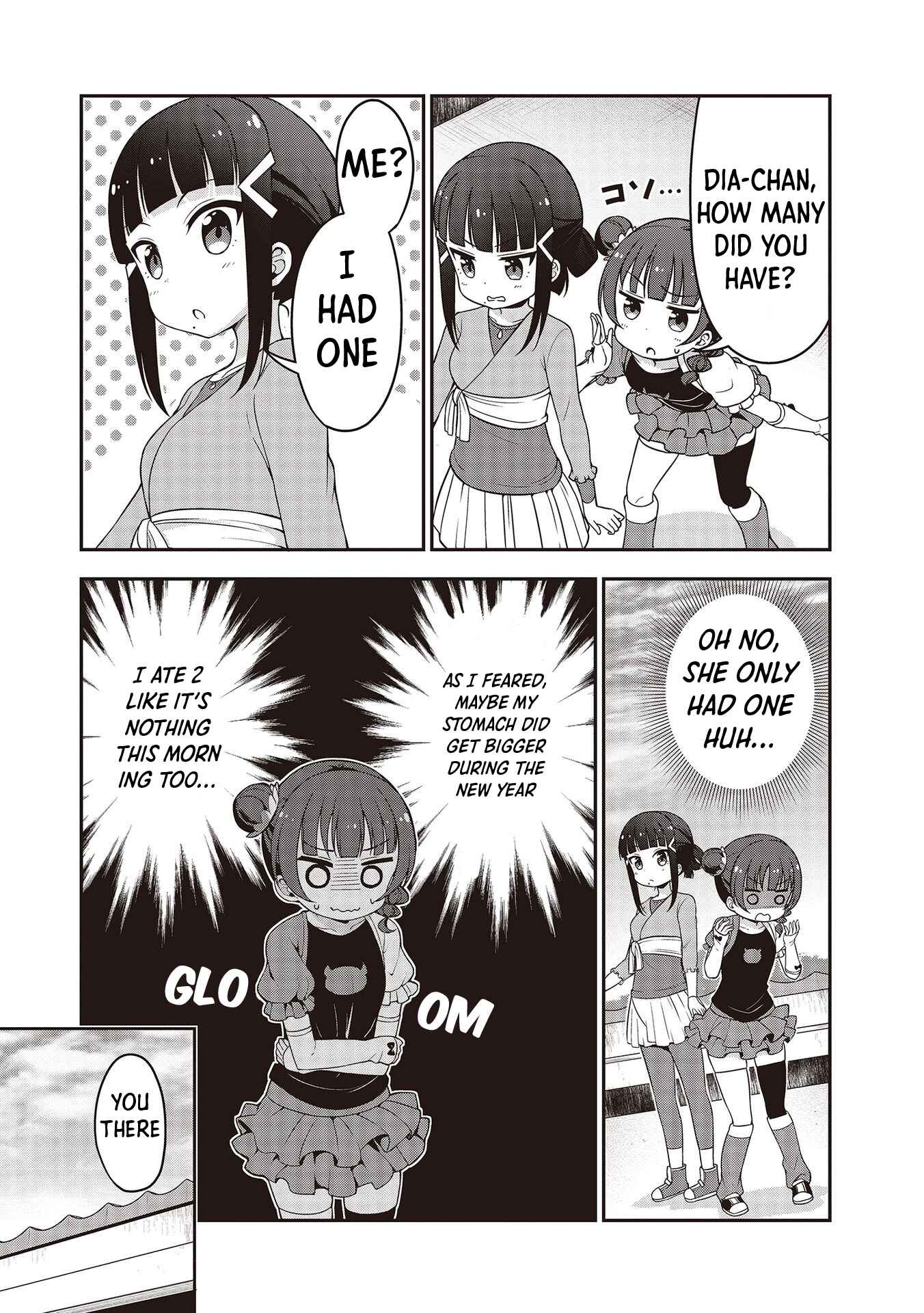 Page 9 Chapter 12 Love Live! Sunshine!! Marus 4-Koma