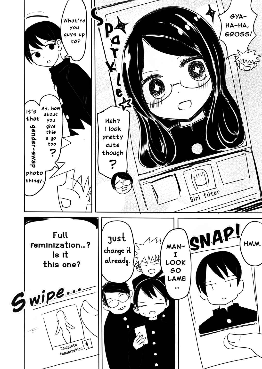 Page 1 Chapter Unknown_7703 Faceapp TS manga