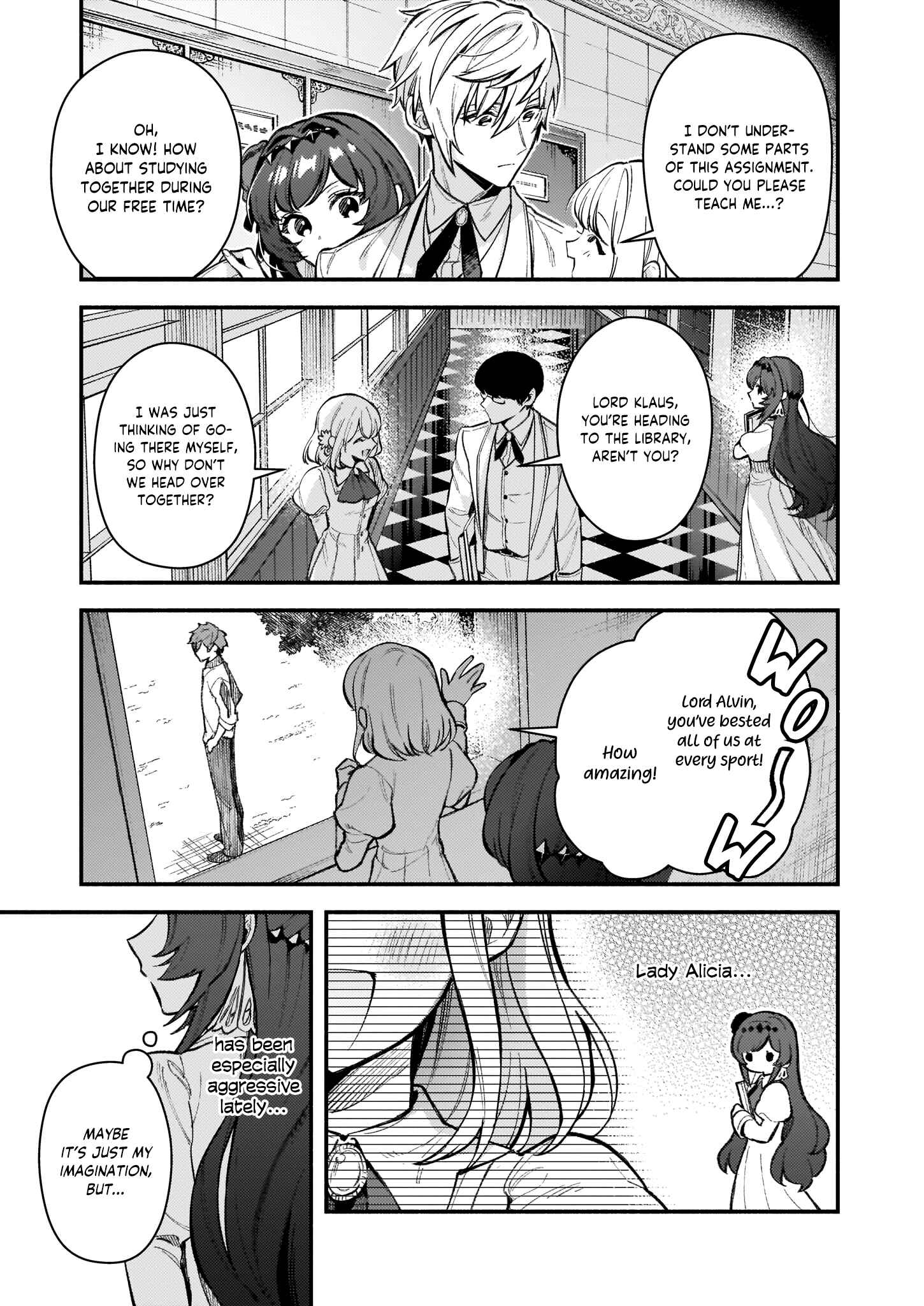 Page 12 Chapter 7.1 Akuyaku Reijou Route ga Nai Nante, Dare ga Itta no?