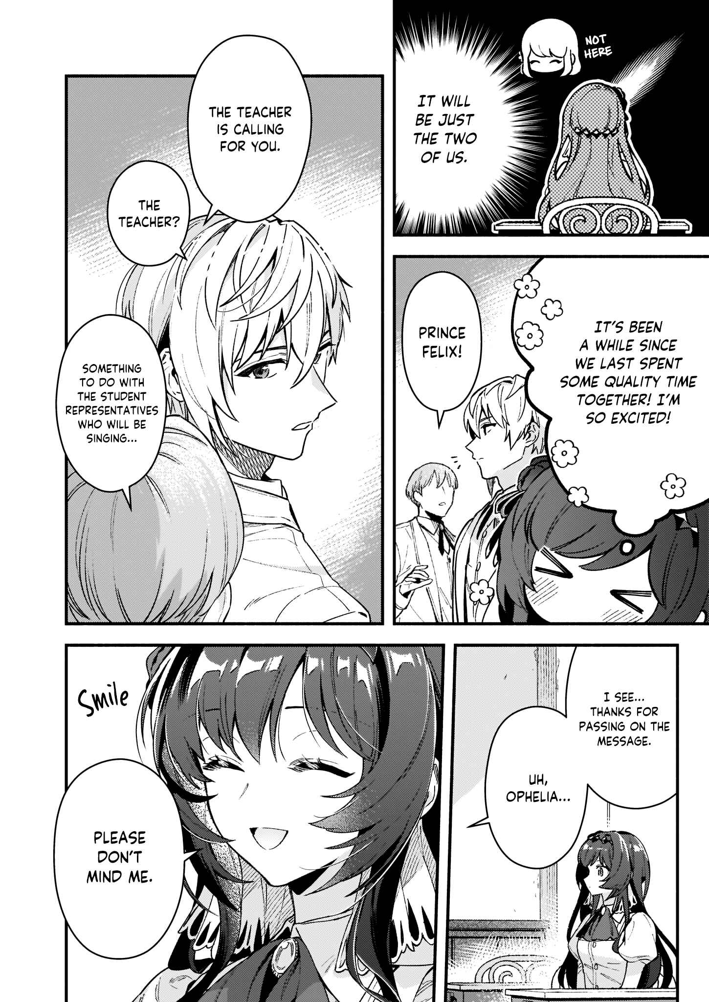 Page 3 Chapter 10.1 Akuyaku Reijou Route ga Nai Nante, Dare ga Itta no?