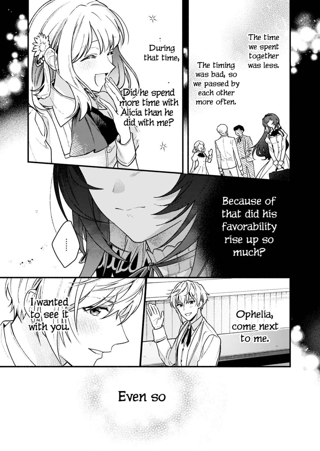 Page 8 Chapter 12.1 Akuyaku Reijou Route ga Nai Nante, Dare ga Itta no?