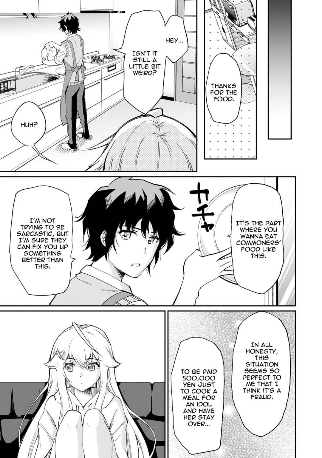 Page 9 Chapter 4.1 Isshou Hatarakitakunai Ore ga, Classmate no Daininki Idol ni Natsukaretara