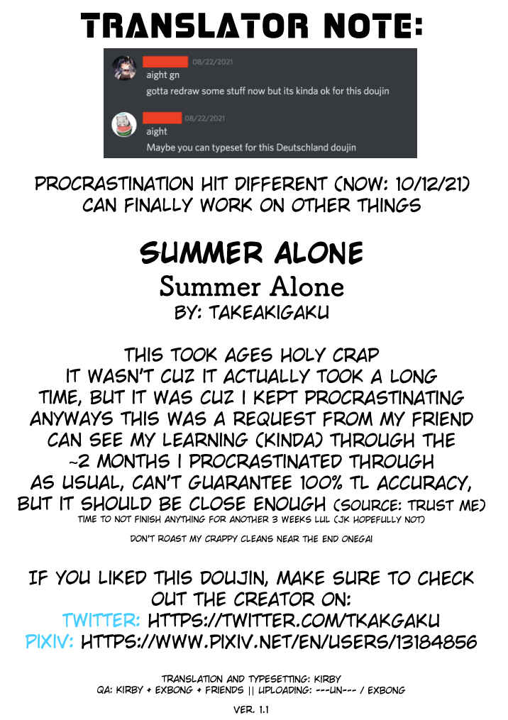 Page 51 Chapter Unknown_fbfb Azur Lane - Summer Alone (Doujinshi)