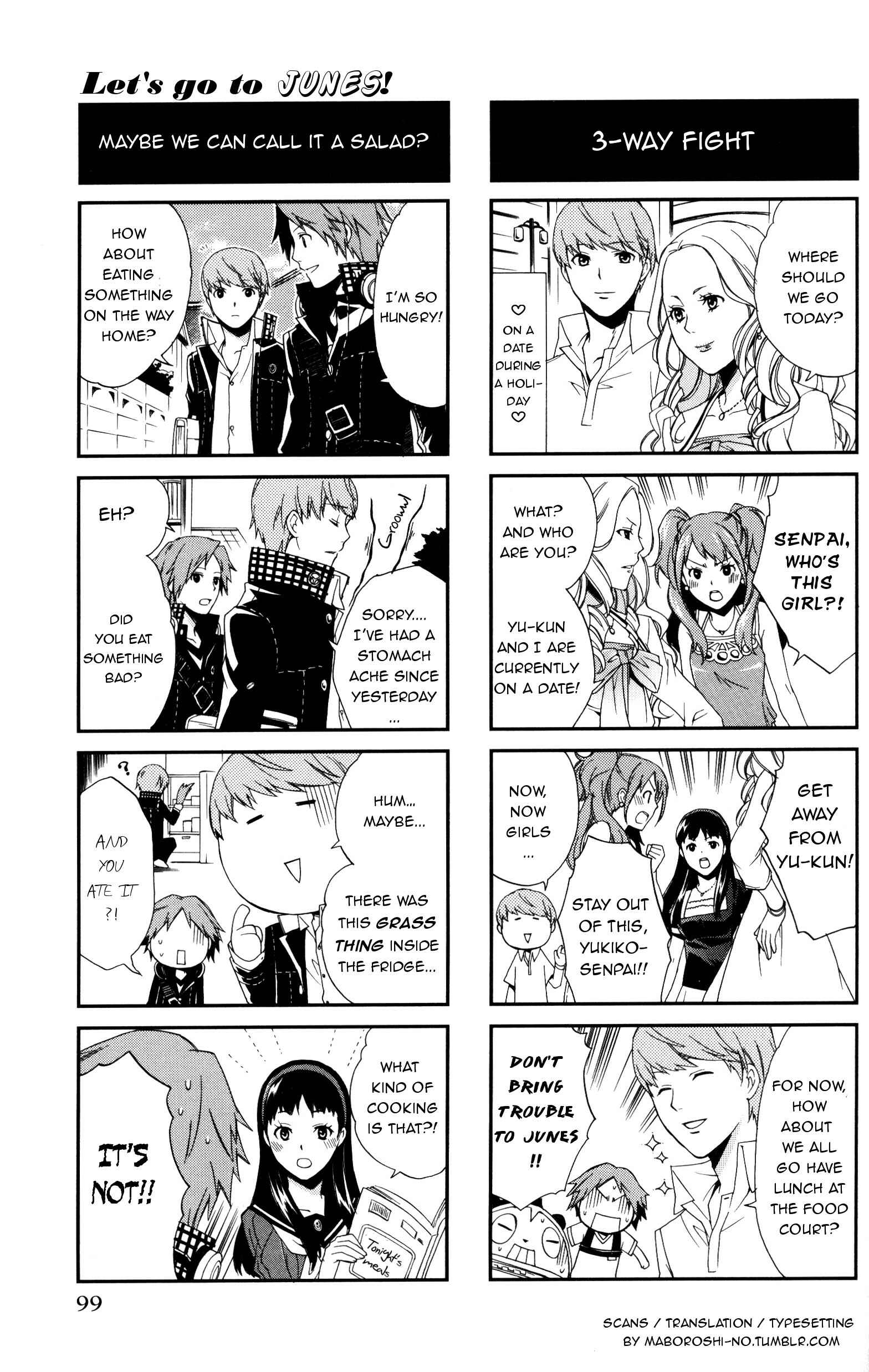 Page 4 Chapter 16 Persona 4 4Koma Kings
