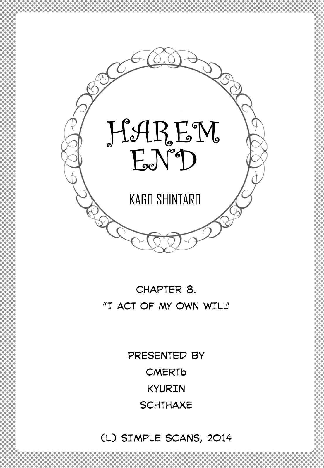 Page 1 Chapter 8 Harem End
