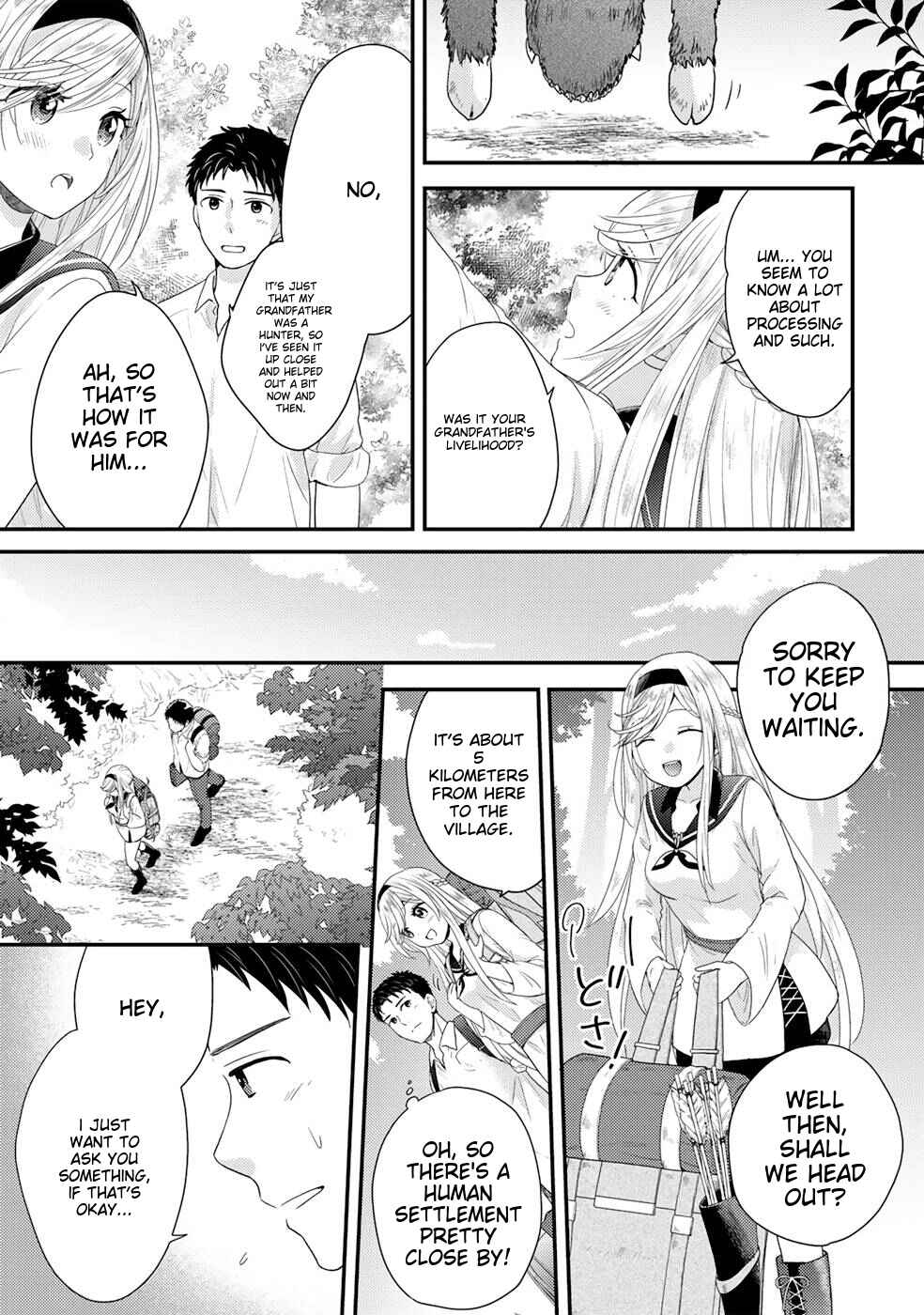 Page 10 Chapter 2 Isekai ni Kita Mitai Dakedo Dousureba Yoi no Darou: Shachiku SE no My Pace Boukenki