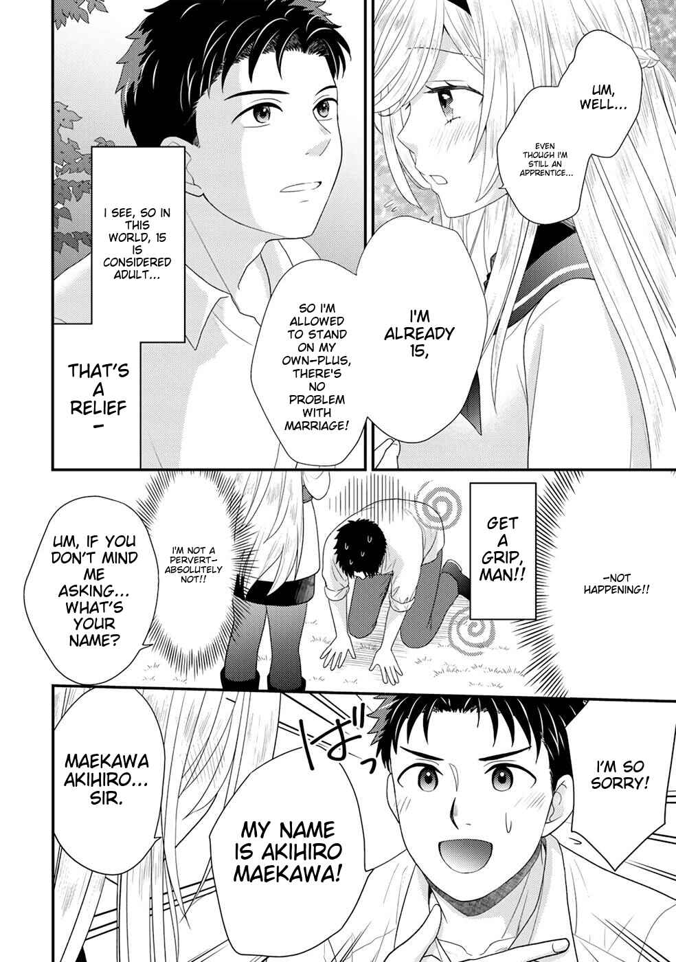 Page 5 Chapter 2 Isekai ni Kita Mitai Dakedo Dousureba Yoi no Darou: Shachiku SE no My Pace Boukenki