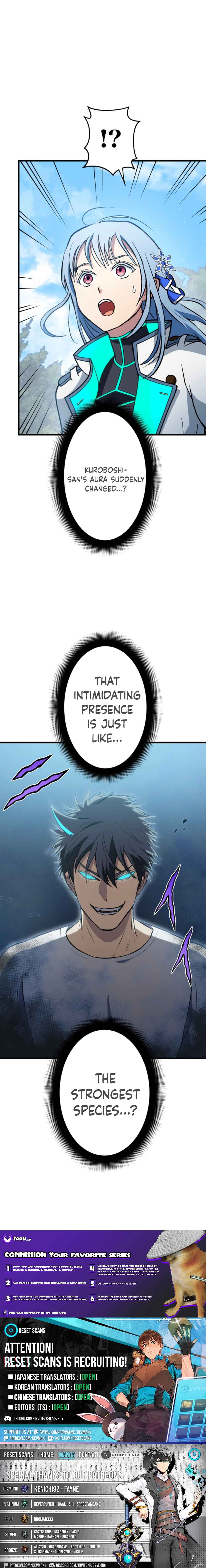 Page 95 Chapter 30 Chouten Hoshokusha ~Chikyuu Saijaku no Ore ga Uchuu Saikyou~
