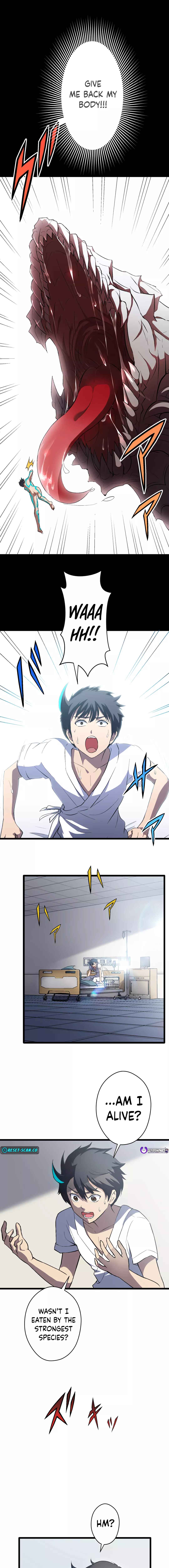 Page 4 Chapter 3 Chouten Hoshokusha ~Chikyuu Saijaku no Ore ga Uchuu Saikyou~