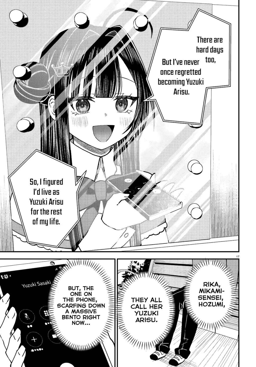 Page 17 Chapter 10 Ore no Haitoku Meshi wo Onedari Sezu ni Irarenai, Otonari no Top Idol-sama